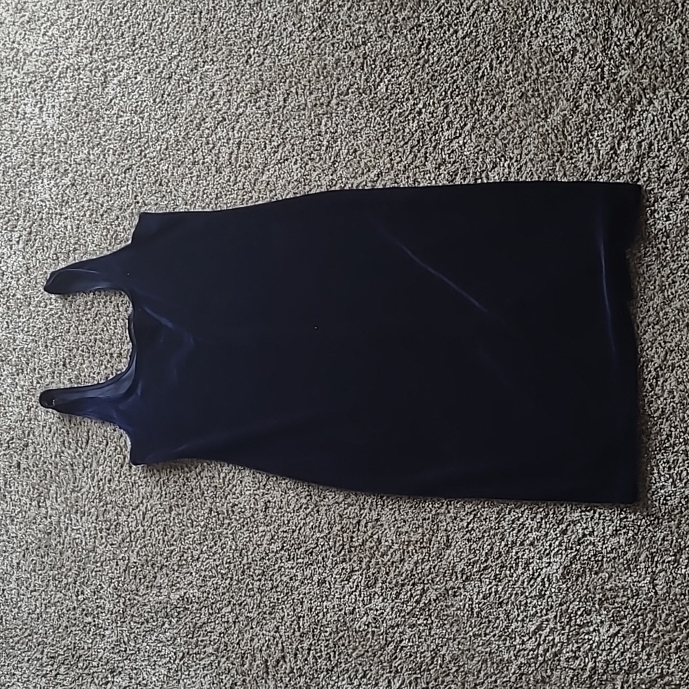 Bardot velvet dress.